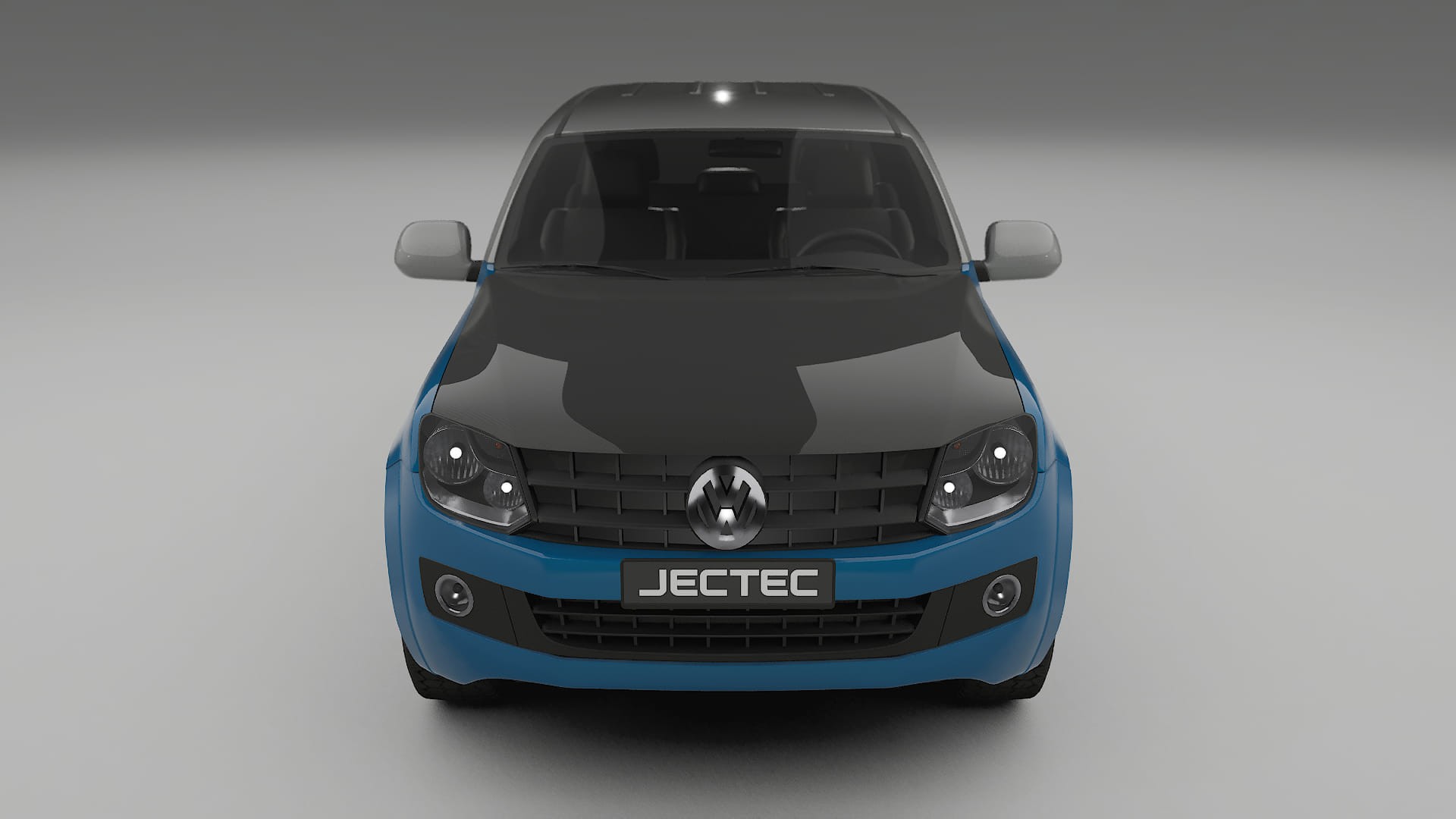 Folie de Protecție a Vopselei VW Amarok 2H | Kit Față CrystalGuard cu Capotă Carbon