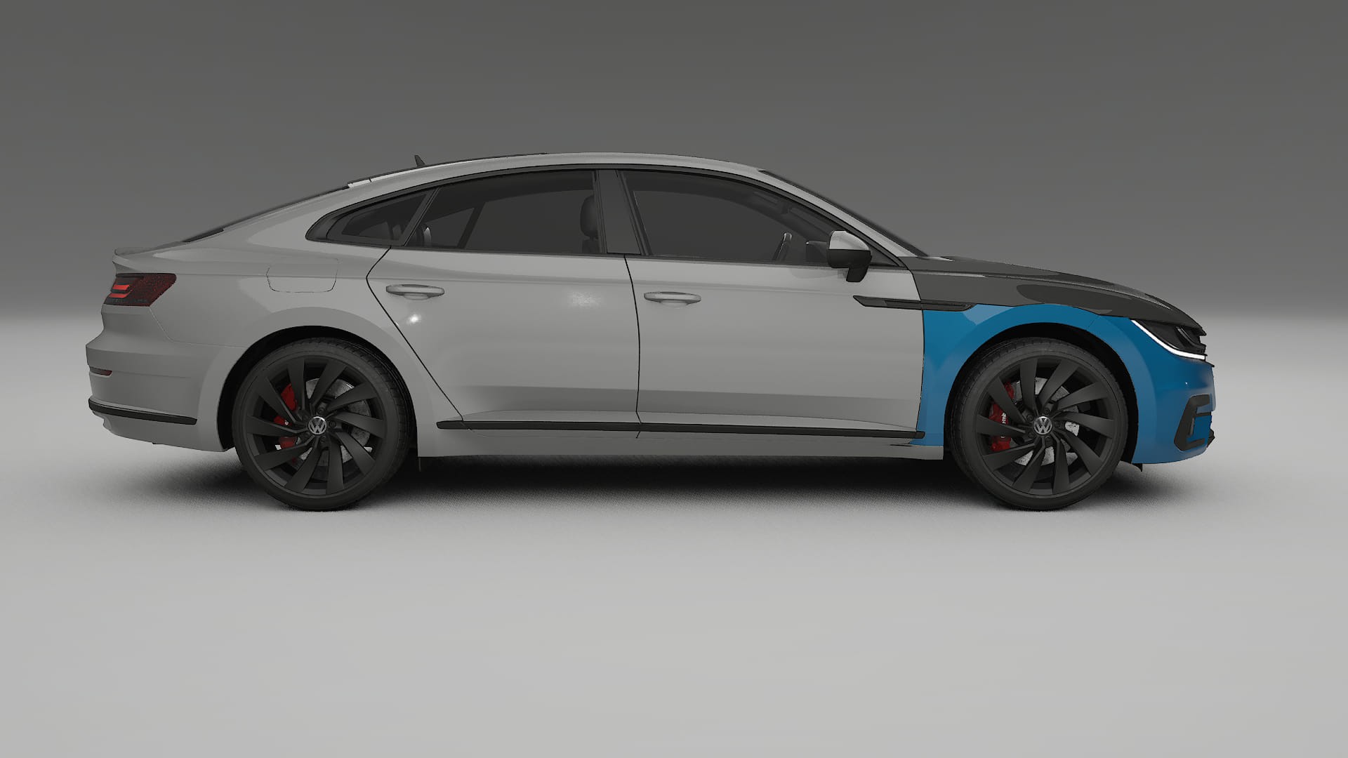 Folie de Protecție a Vopselei VW Arteon R 3H prefacelift | Kit Față CrystalGuard cu Capotă Carbon