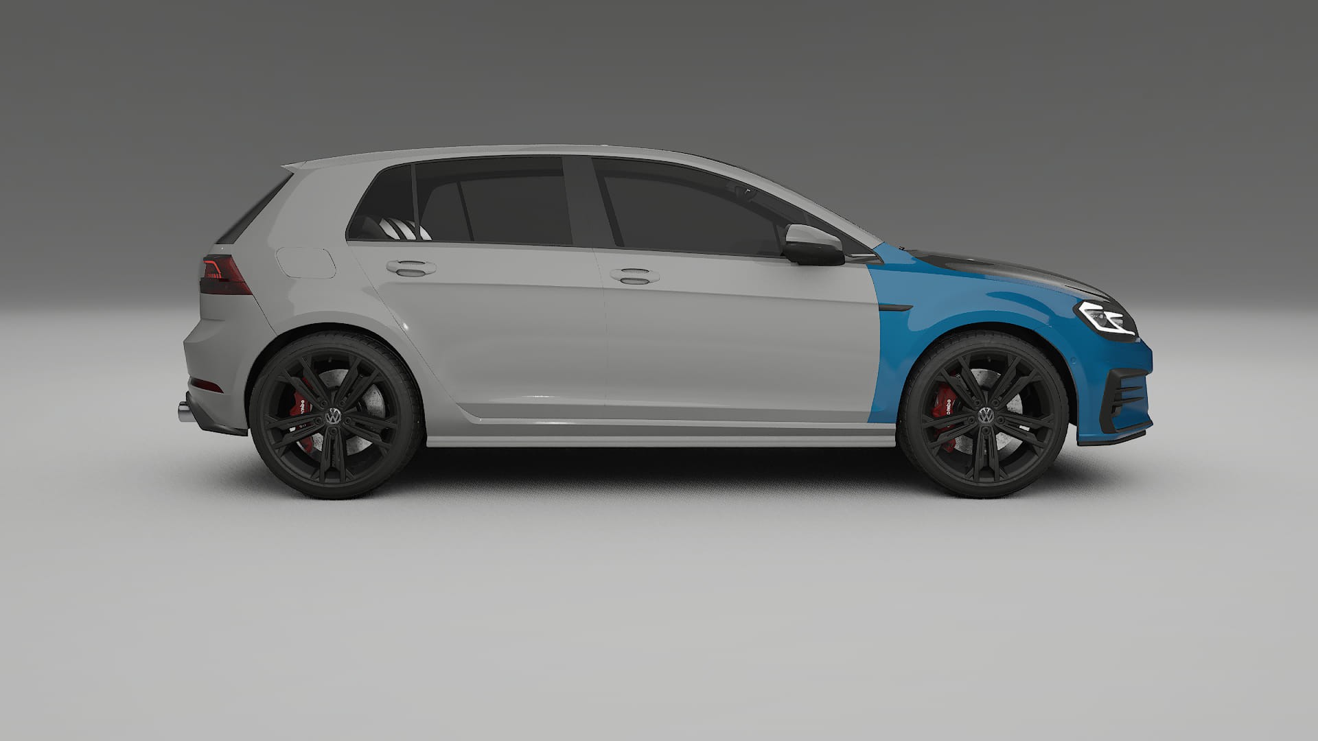 Folie de Protecție a Vopselei VW Golf Mk7 | Kit Față CrystalGuard cu Capotă Carbon