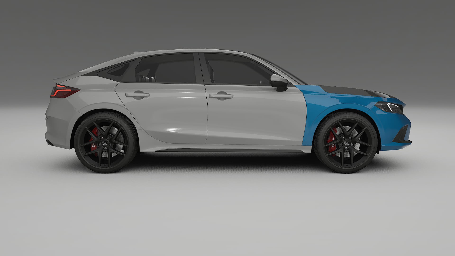 Folie de Protecție a Vopselei Honda Civic hatchback | Kit Față CrystalGuard cu Capotă Carbon