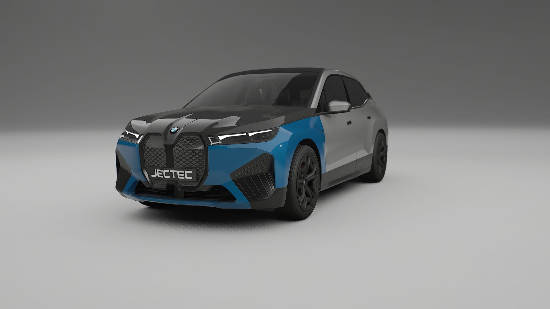 Folie de Protecție a Vopselei BMW iX M60 | Kit Față CrystalGuard cu Capotă Carbon