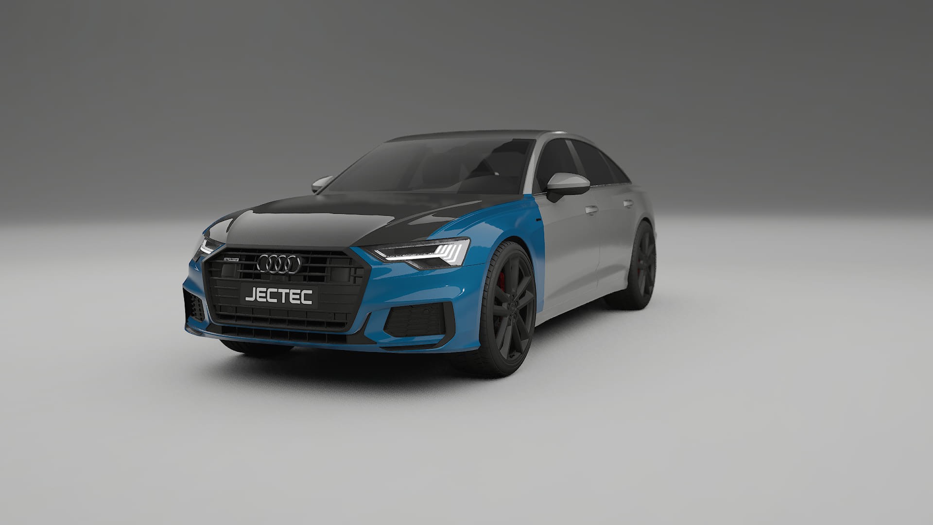Folie de Protecție a Vopselei Audi A6 S-Line C8 | Kit Față CrystalGuard cu Capotă Carbon