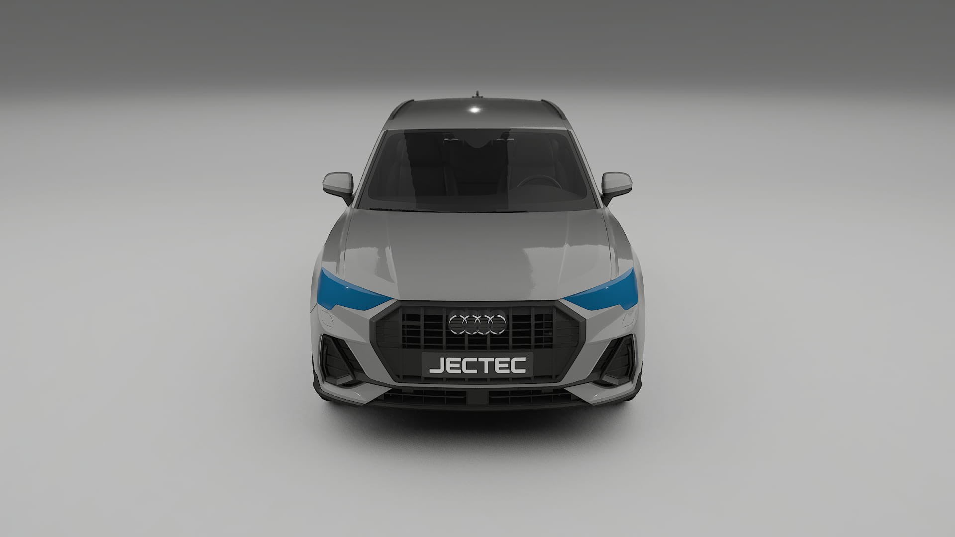 Folie de Protecție a Vopselei Audi Q3 S-Line F3 | Kit Față CrystalGuard cu Capotă Carbon