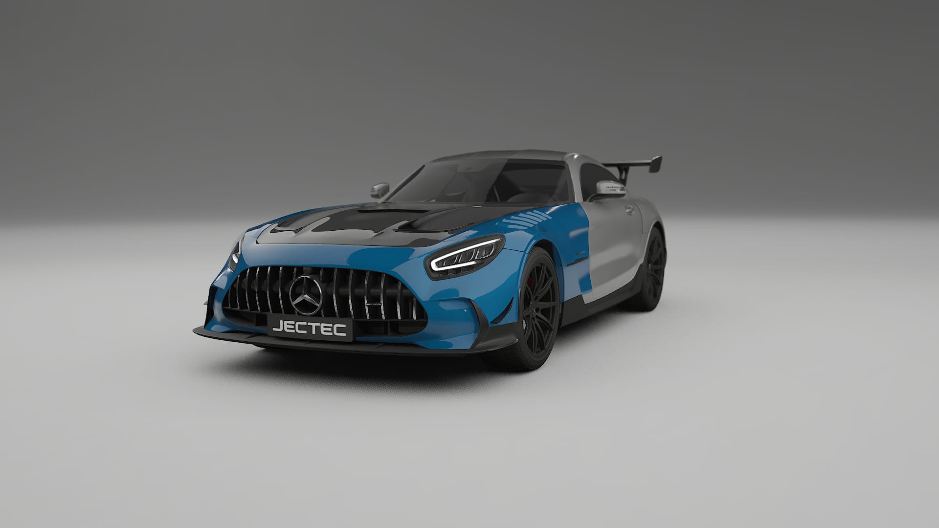 Folie de Protecție a Vopselei Mercedes AMG GT Black Series C192 coupe | Kit Față CrystalGuard cu Capotă Carbon