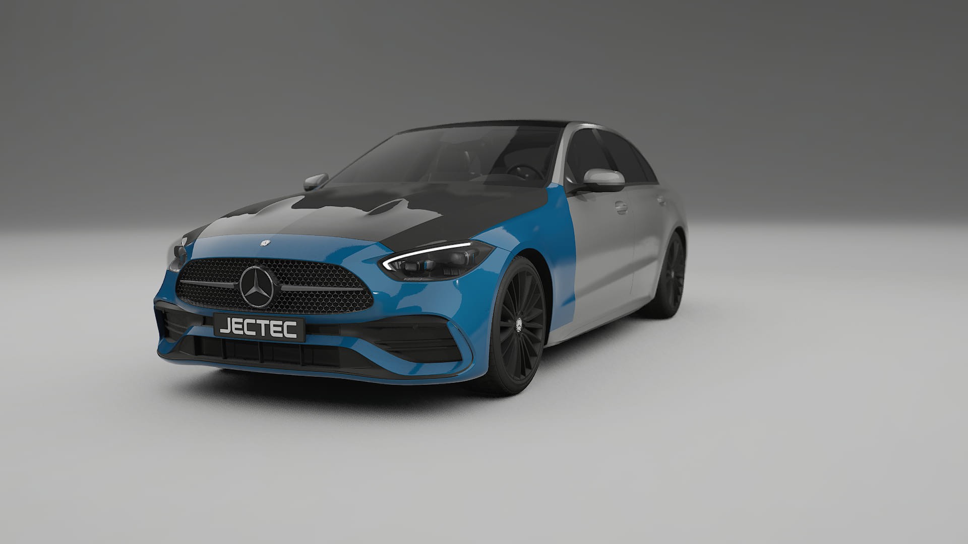 Folie de Protecție a Vopselei Mercedes C-class W206 | Kit Față CrystalGuard cu Capotă Carbon