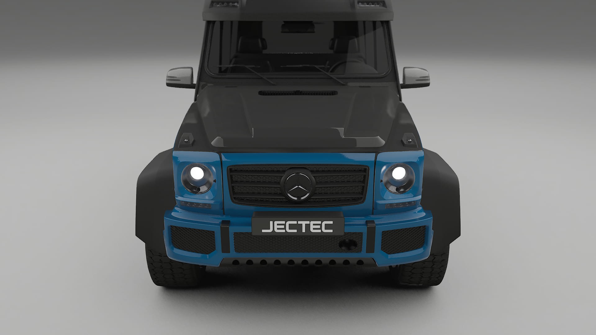 Folie de Protecție a Vopselei Mercedes G-class 4x4 W463 | Kit Față CrystalGuard cu Capotă Carbon