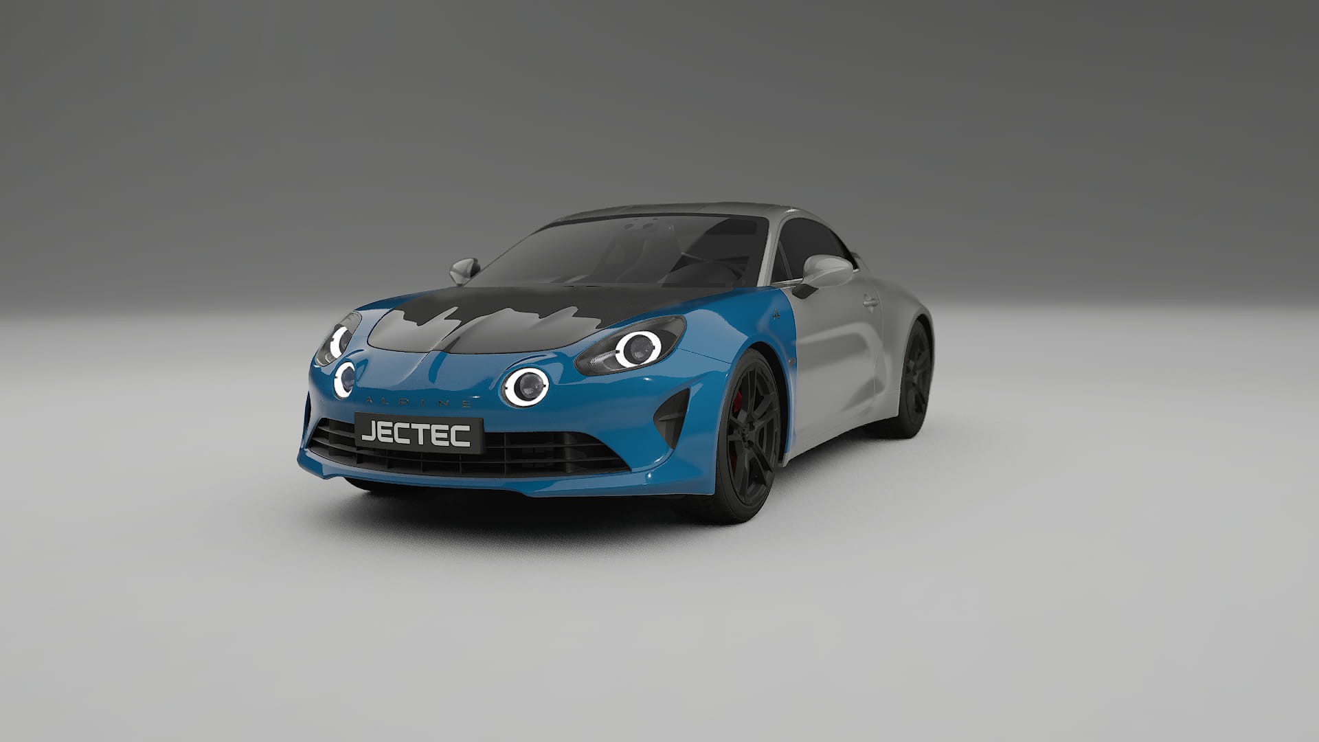Folie de Protecție a Vopselei Renault Alpine A110 | Kit Față CrystalGuard cu Capotă Carbon
