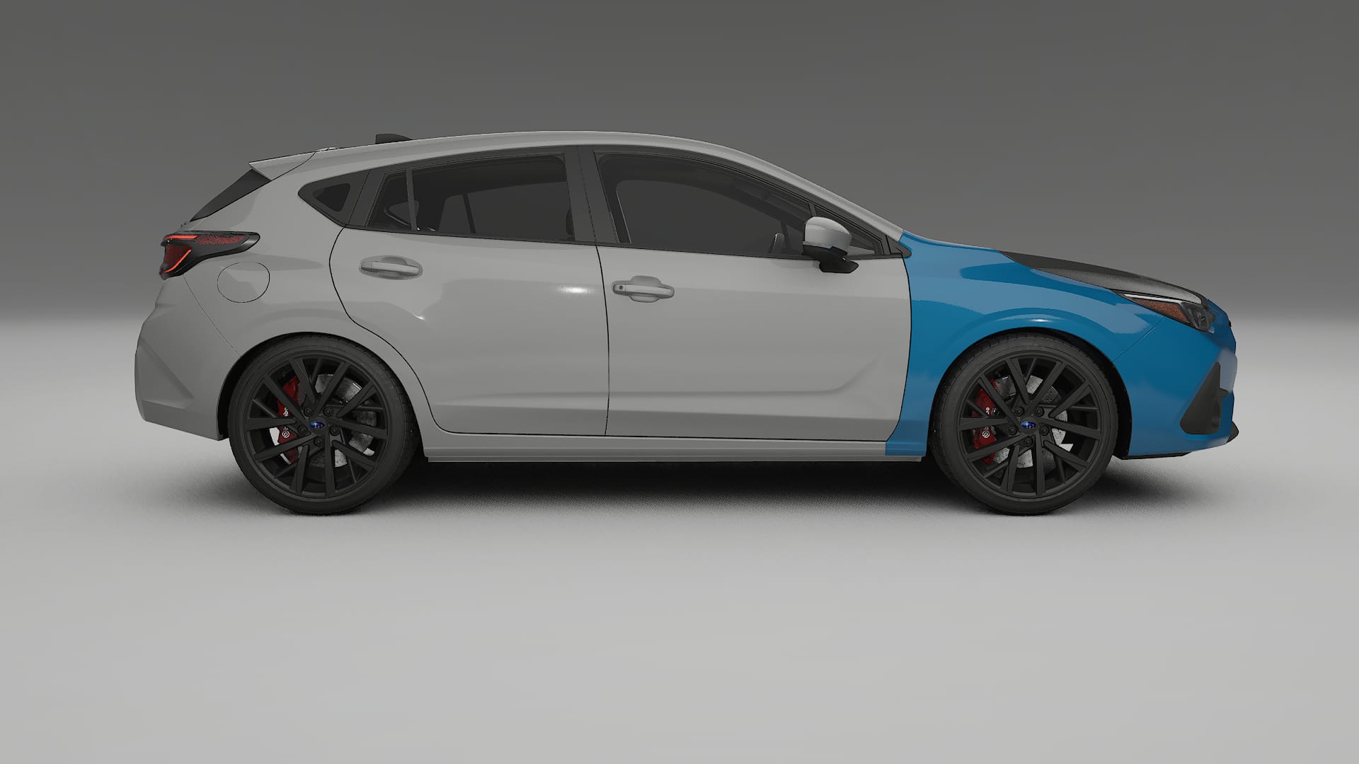 Folie de Protecție a Vopselei Subaru Impreza GU | Kit Față CrystalGuard cu Capotă Carbon