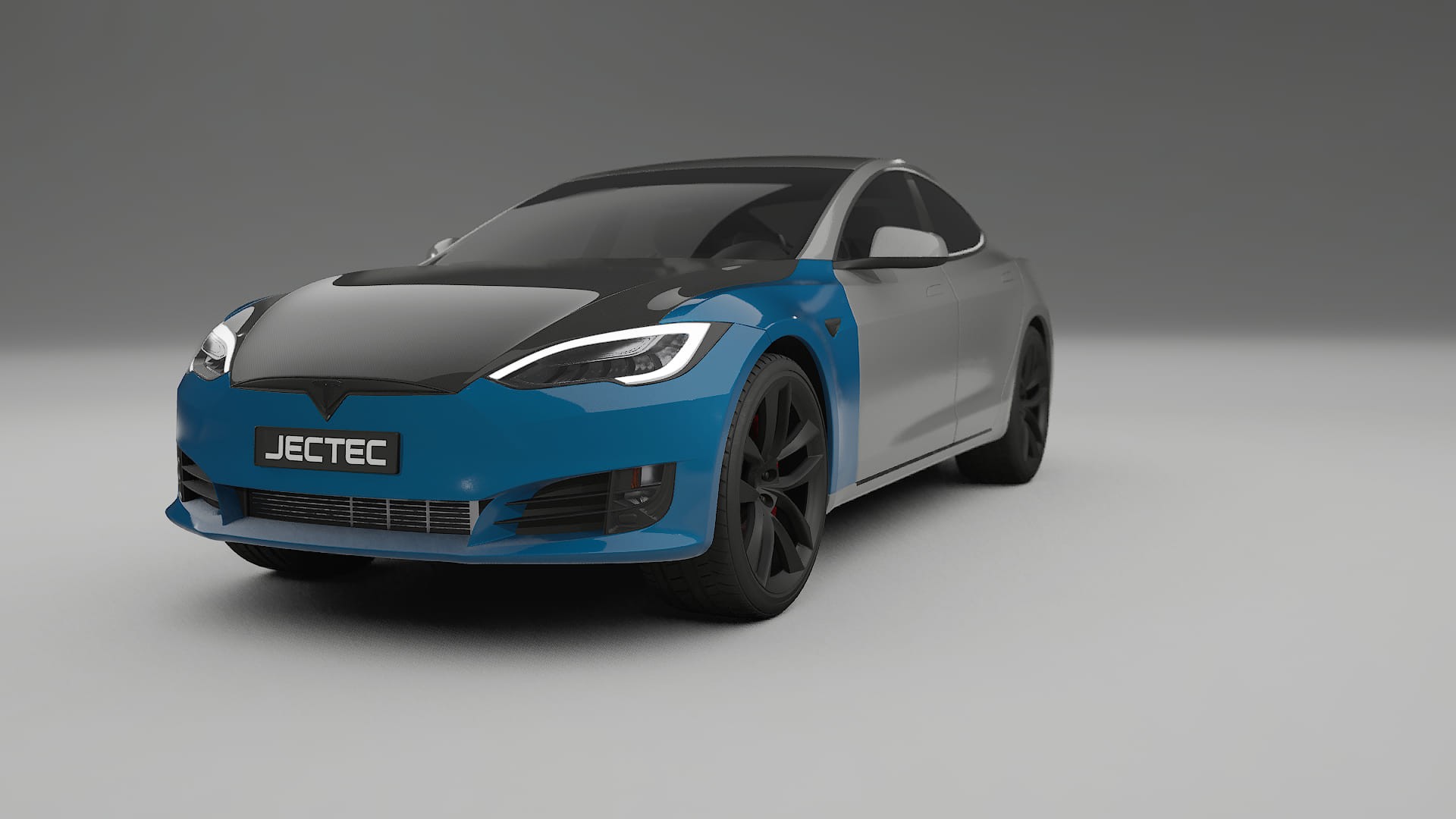 Folie de Protecție a Vopselei Tesla Model-S Refresh | Kit Față CrystalGuard cu Capotă Carbon