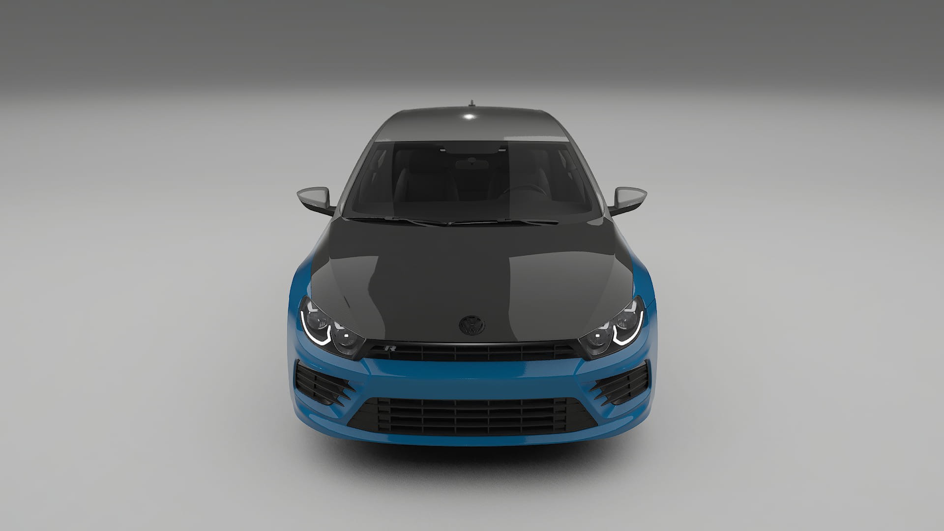 Folie de Protecție a Vopselei VW Scirocco R III | Kit Față CrystalGuard cu Capotă Carbon