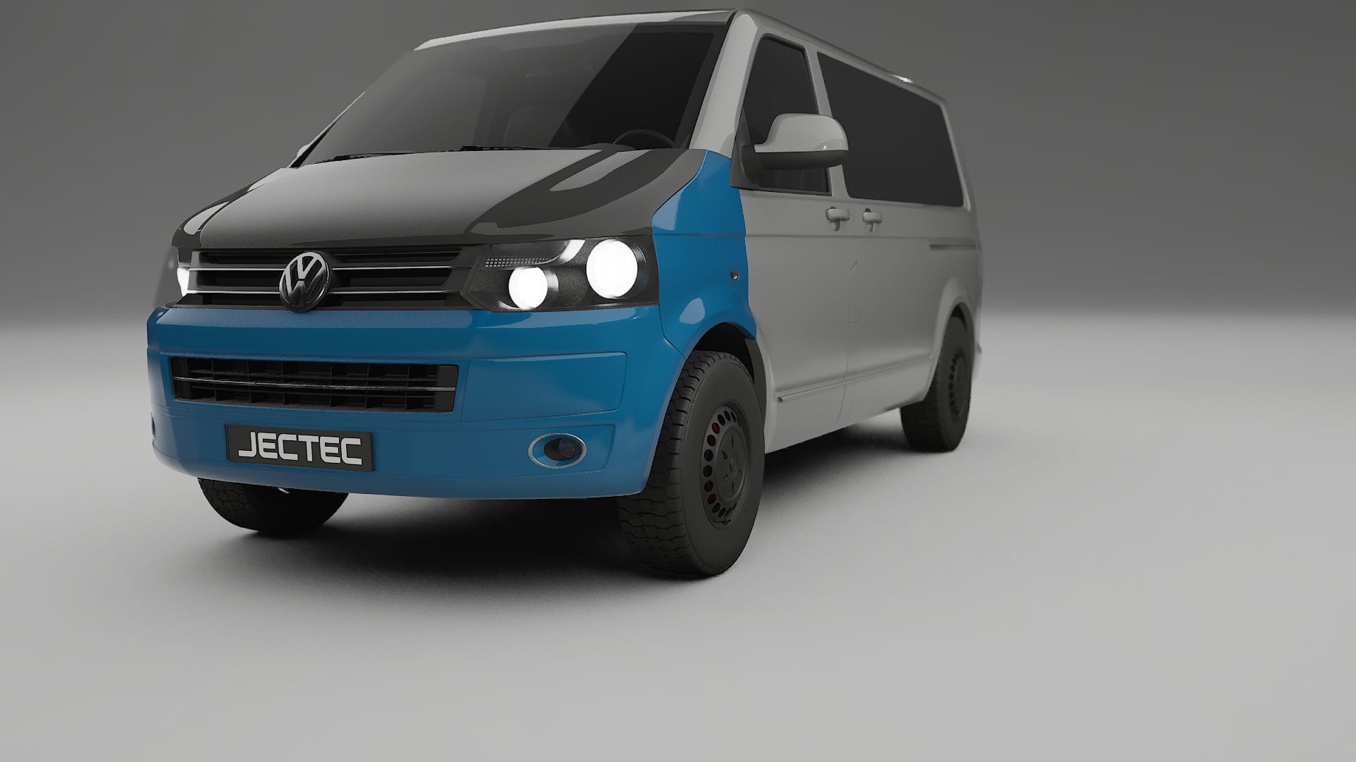 Folie de Protecție a Vopselei VW Transporter T5 Caravelle | Kit Față CrystalGuard cu Capotă Carbon