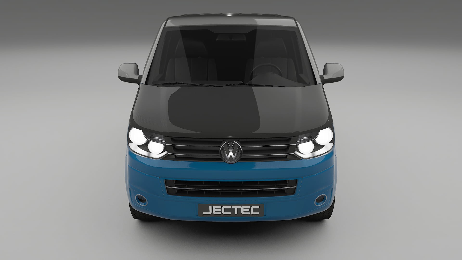 Folie de Protecție a Vopselei VW Transporter T5 Caravelle | Kit Față CrystalGuard cu Capotă Carbon