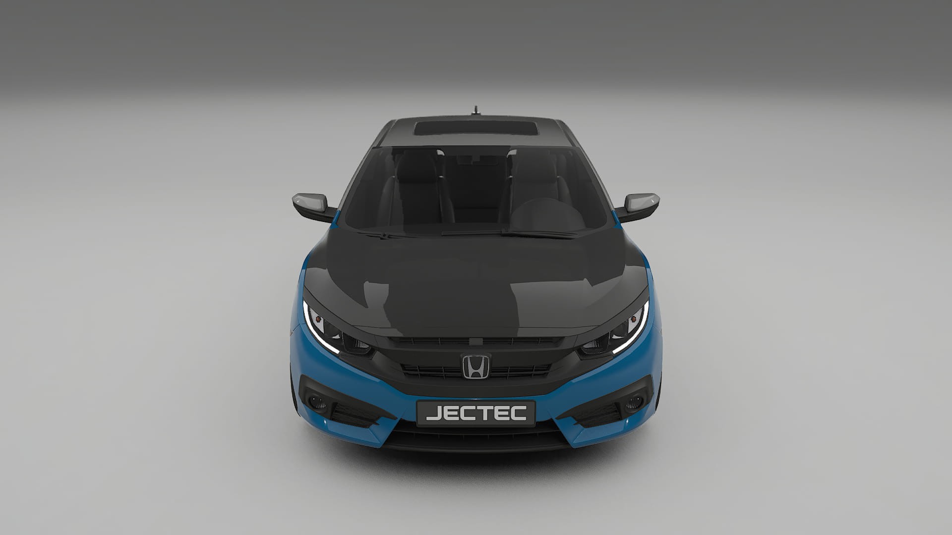 Folie de Protecție a Vopselei Honda Civic coupe prefacelift | Kit Față CrystalGuard cu Capotă Carbon