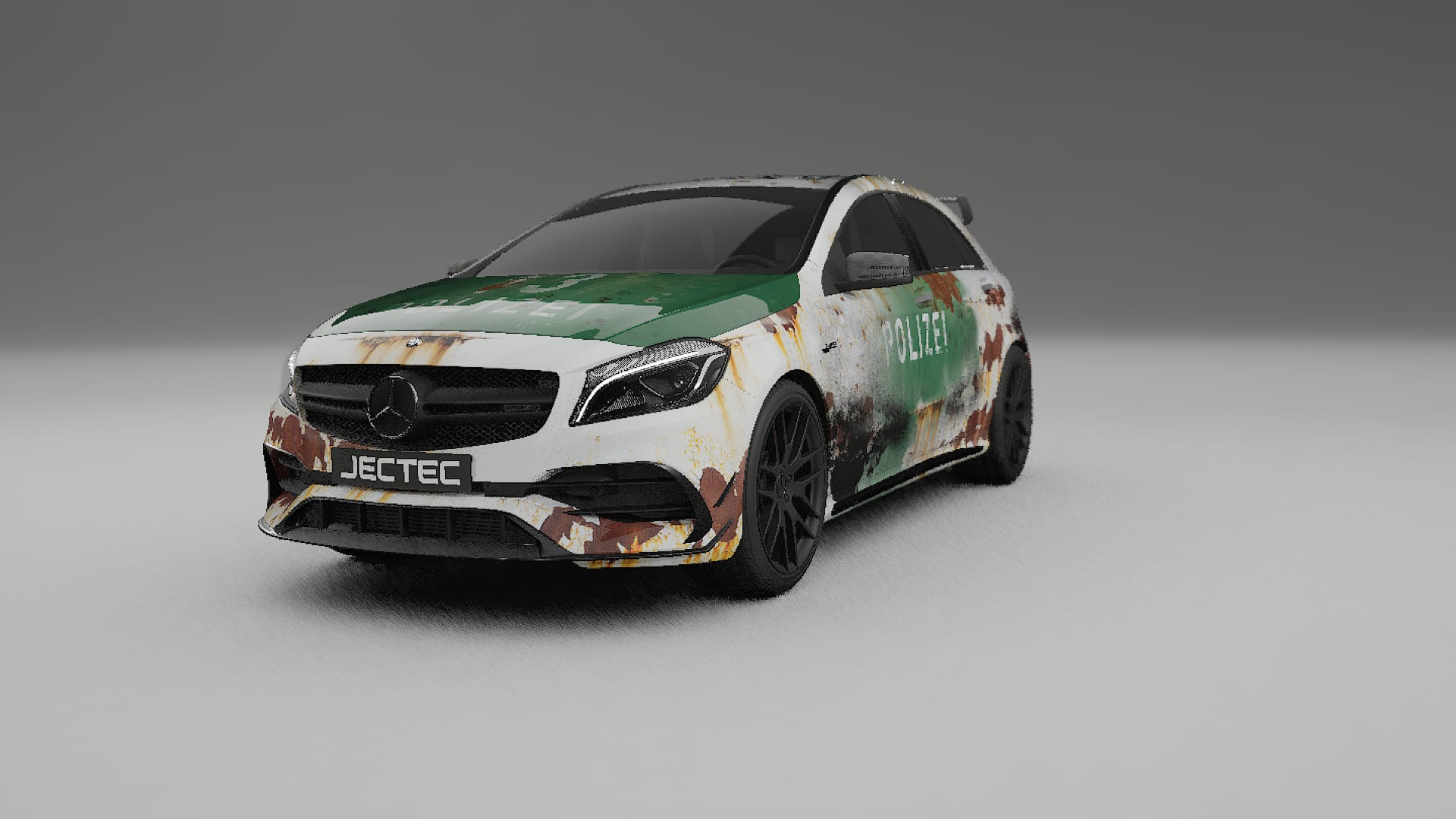 Mercedes A45 AMG W176 COBRA 11 – Kit Wrap PPF Personalizat din Folie de Poliuretan Imprimabilă