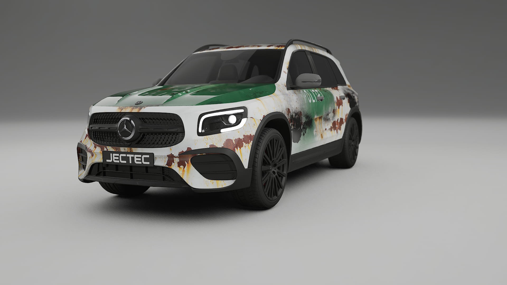 Mercedes AMG GLB COBRA 11 – Kit Wrap PPF Personalizat din Folie de Poliuretan Imprimabilă