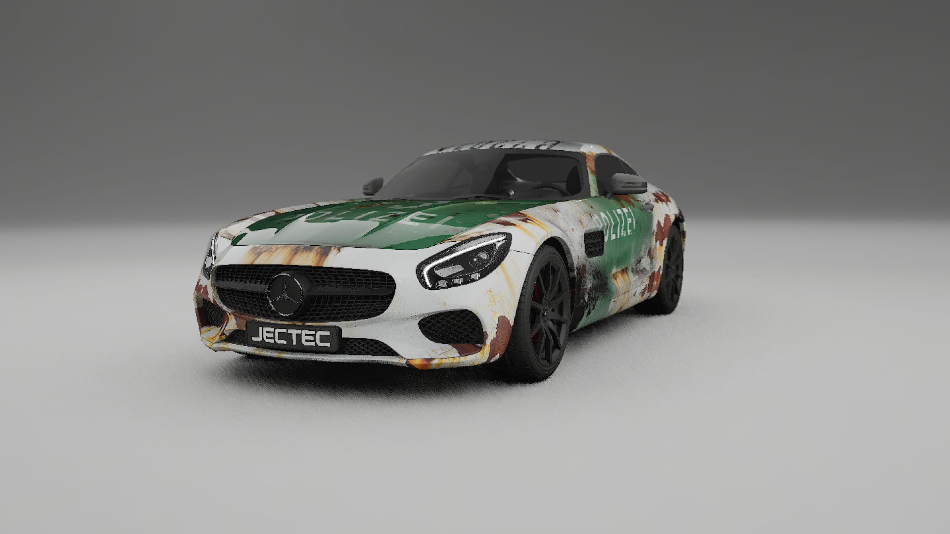 Mercedes AMG GT C190 Coupe COBRA 11 – Kit Wrap PPF Personalizat din Folie de Poliuretan Imprimabilă