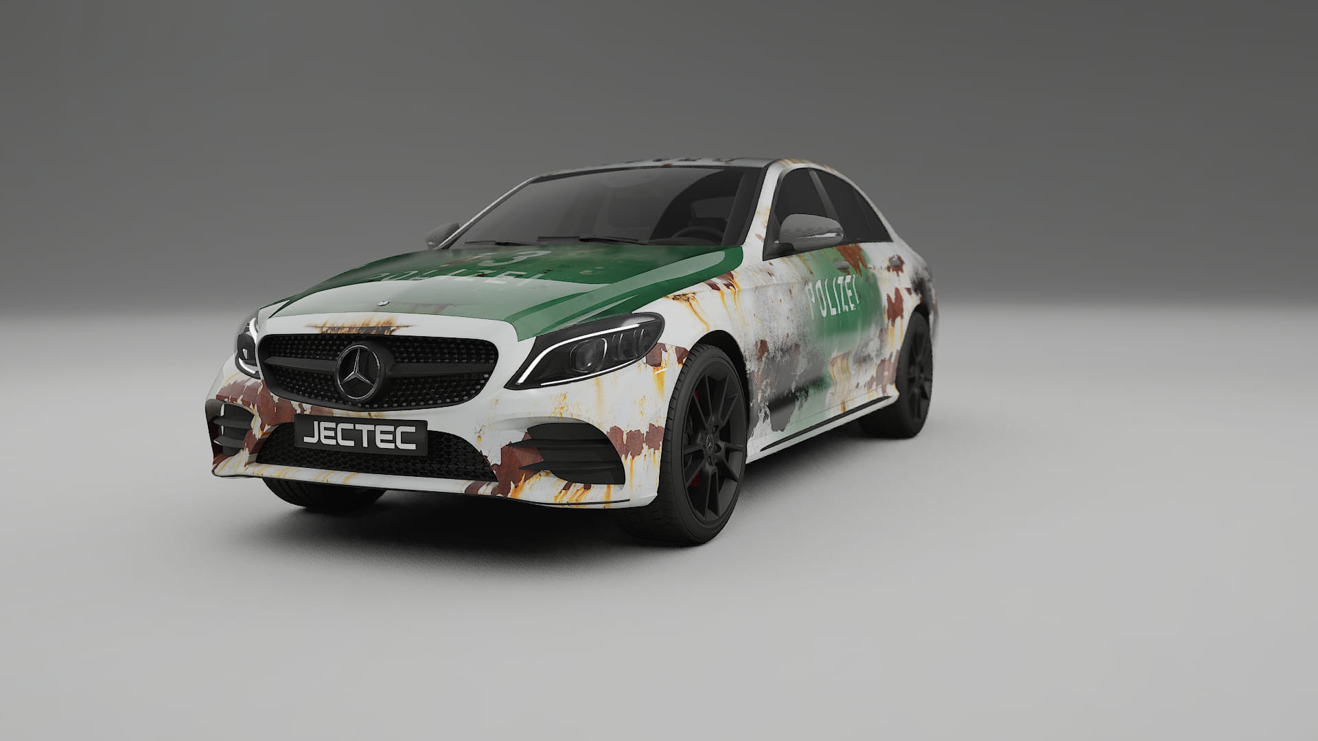 Mercedes C-class W205 AMG sedan COBRA 11 – Kit Wrap PPF Personalizat din Folie de Poliuretan Imprimabilă