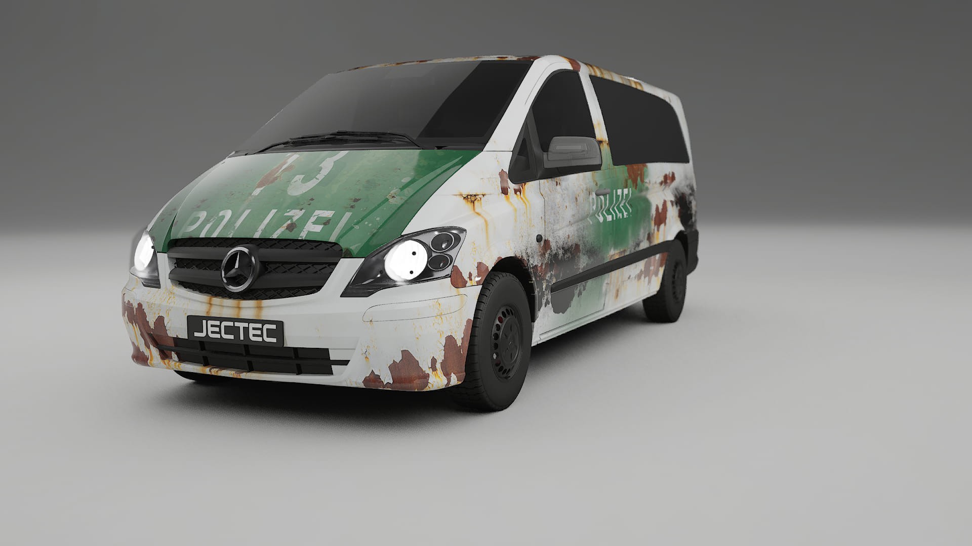 Mercedes Vito Short W639 facelift LCI COBRA 11 – Kit Wrap PPF Personalizat din Folie de Poliuretan Imprimabilă