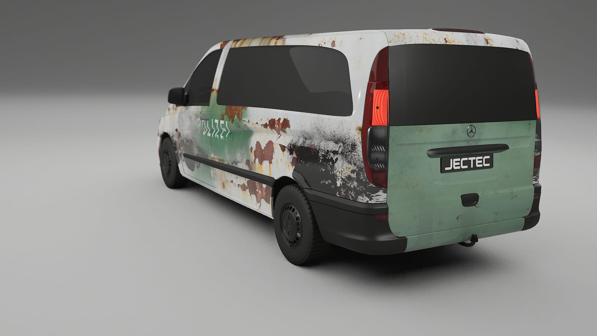 Mercedes Vito Short W639 facelift LCI COBRA 11 – Kit Wrap PPF Personalizat din Folie de Poliuretan Imprimabilă