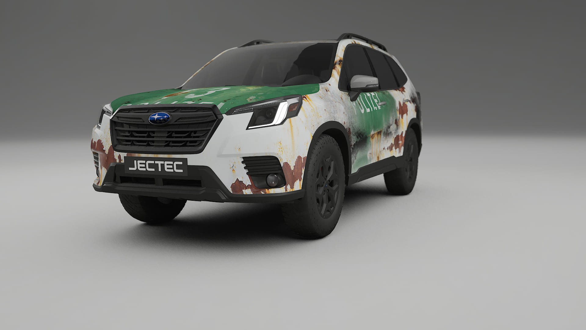 Subaru Forester V SK facelift LCI COBRA 11 – Kit Wrap PPF Personalizat din Folie de Poliuretan Imprimabilă