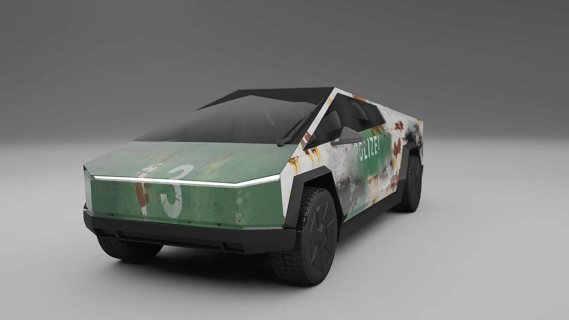 Tesla Cybertruck COBRA 11 – Kit Wrap PPF Personalizat din Folie de Poliuretan Imprimabilă