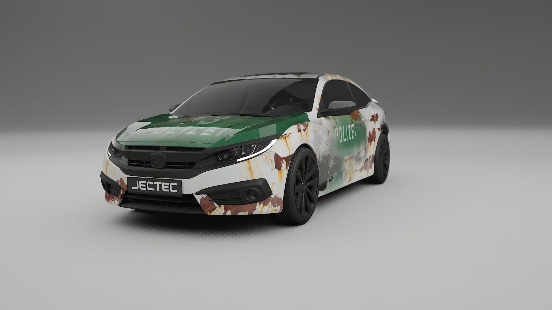 Honda Civic coupe prefacelift pre-LCI COBRA 11 – Kit Wrap PPF Personalizat din Folie de Poliuretan Imprimabilă