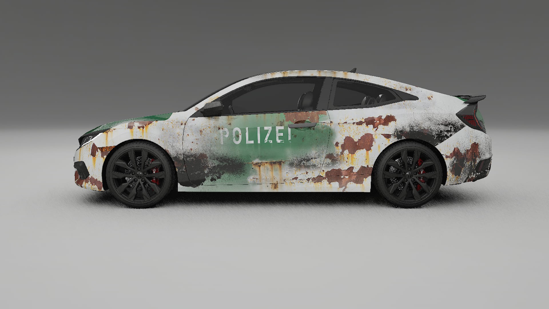 Honda Civic coupe prefacelift pre-LCI COBRA 11 – Kit Wrap PPF Personalizat din Folie de Poliuretan Imprimabilă