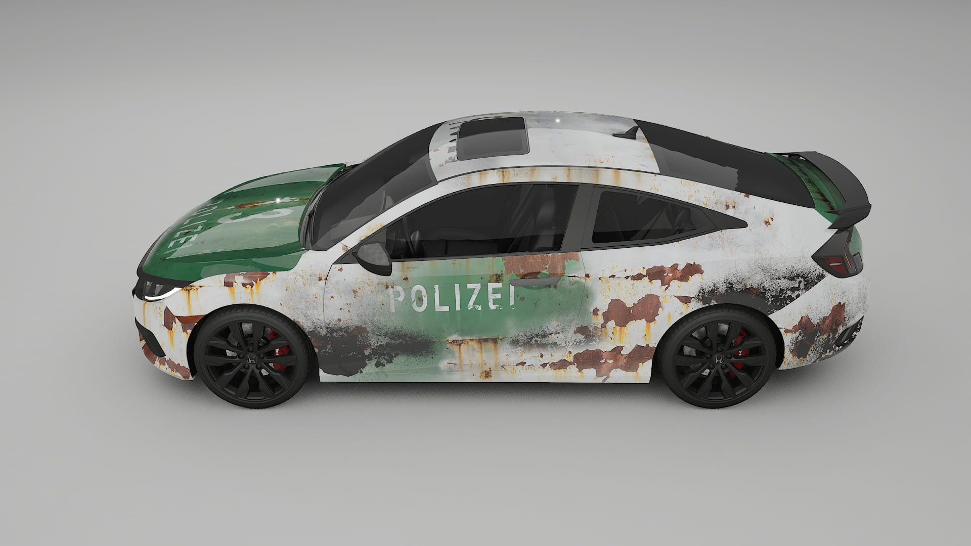 Honda Civic coupe prefacelift pre-LCI COBRA 11 – Kit Wrap PPF Personalizat din Folie de Poliuretan Imprimabilă