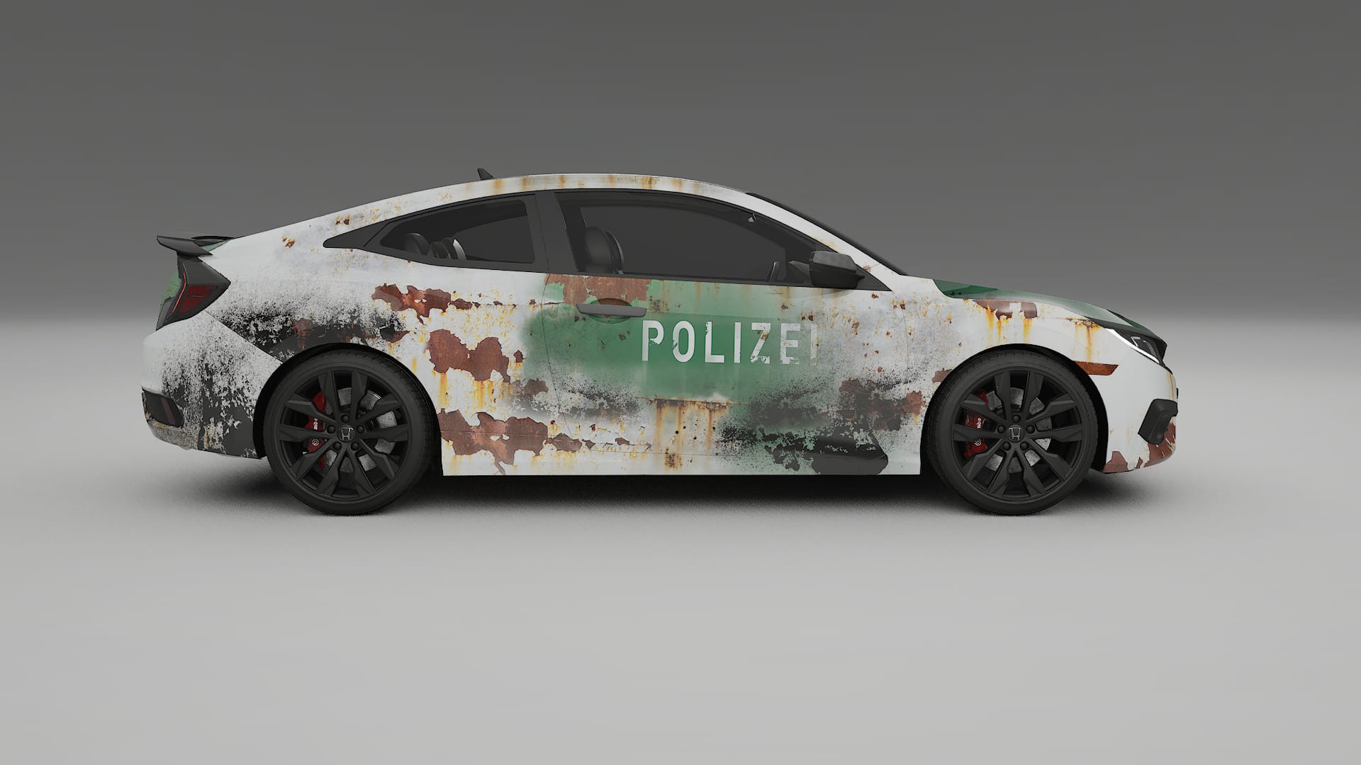 Honda Civic coupe prefacelift pre-LCI COBRA 11 – Kit Wrap PPF Personalizat din Folie de Poliuretan Imprimabilă