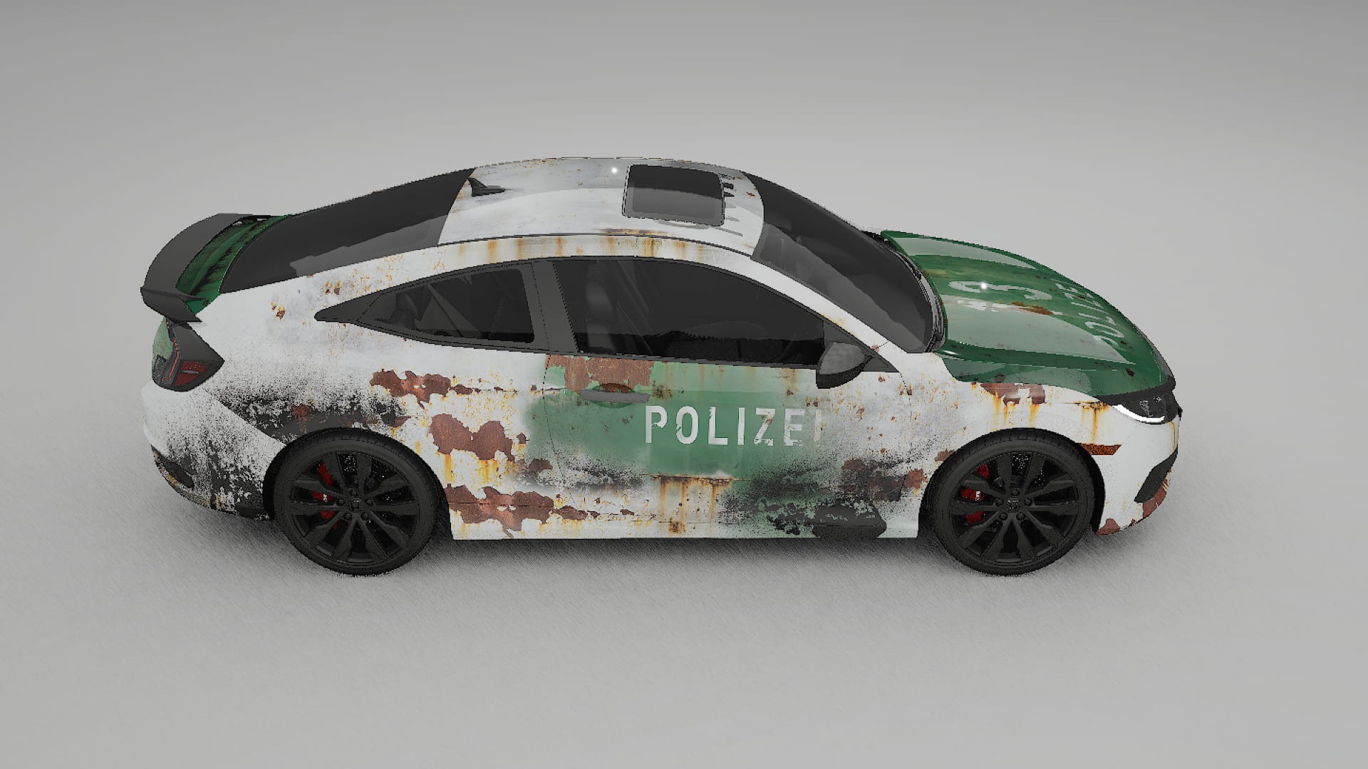 Honda Civic coupe prefacelift pre-LCI COBRA 11 – Kit Wrap PPF Personalizat din Folie de Poliuretan Imprimabilă