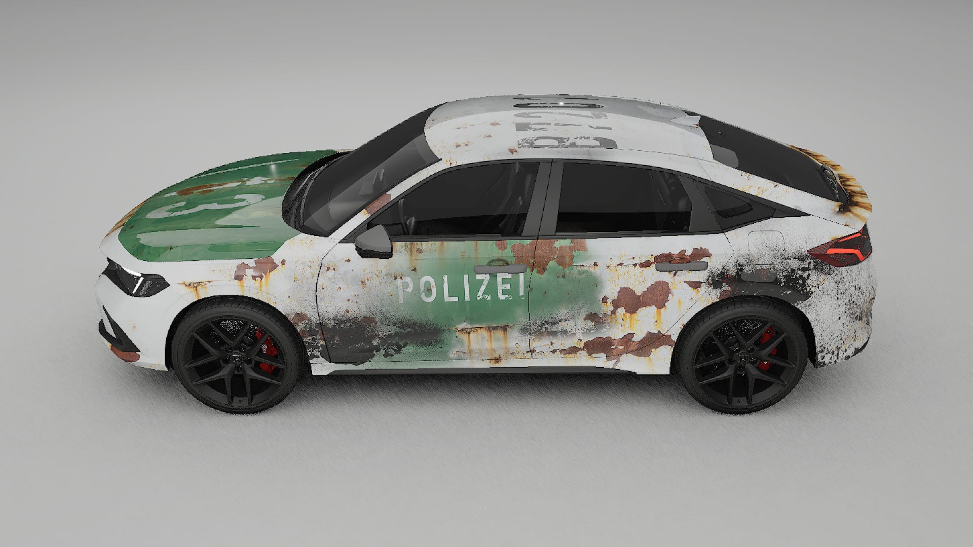 Honda Civic hatchback COBRA 11 – Kit Wrap PPF Personalizat din Folie de Poliuretan Imprimabilă