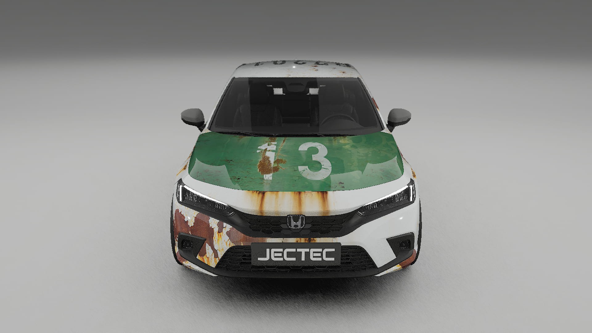 Honda Civic hatchback COBRA 11 – Kit Wrap PPF Personalizat din Folie de Poliuretan Imprimabilă