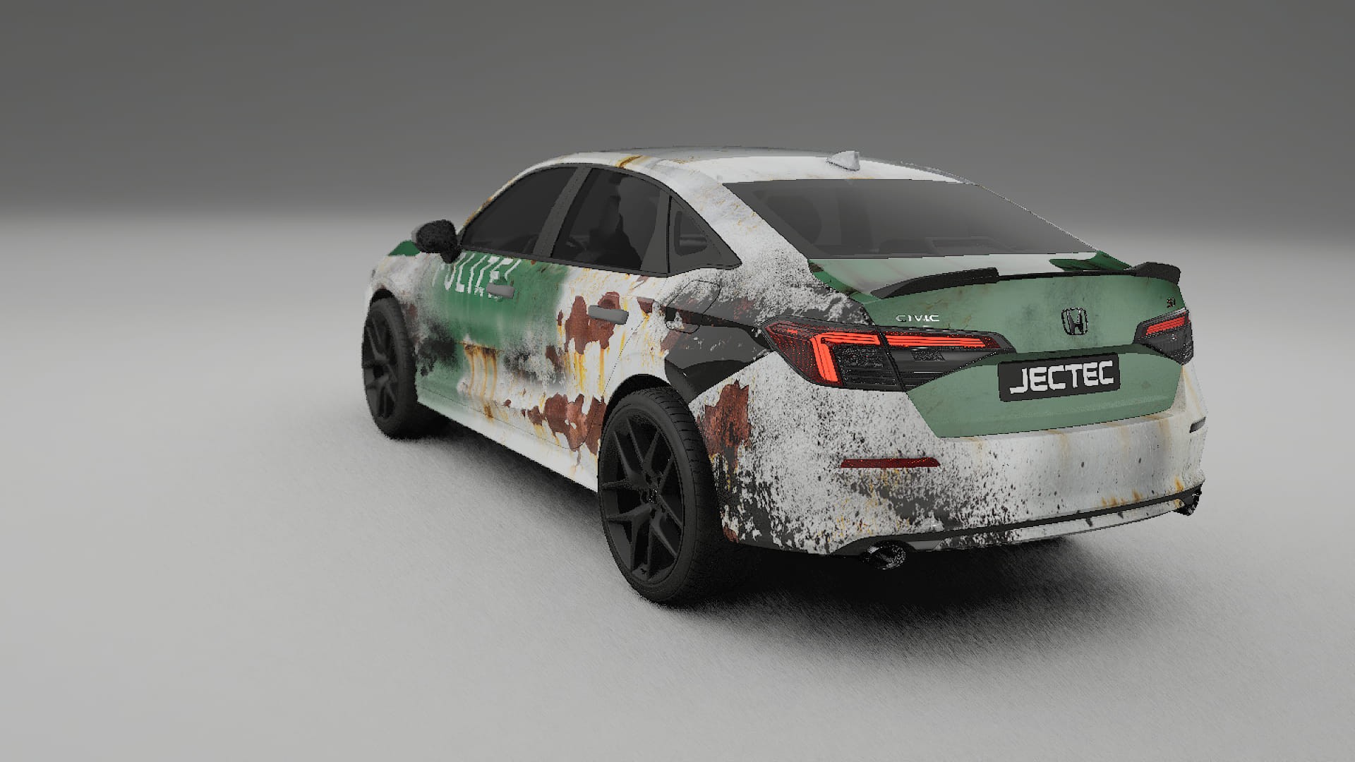 Honda Civic Si COBRA 11 – Kit Wrap PPF Personalizat din Folie de Poliuretan Imprimabilă