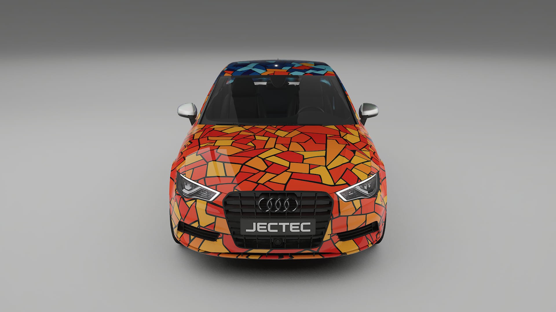 Audi A3 8V sedan prefacelift pre-LCI BARCELONA – Kit Wrap PPF Personalizat din Folie de Poliuretan Imprimabilă