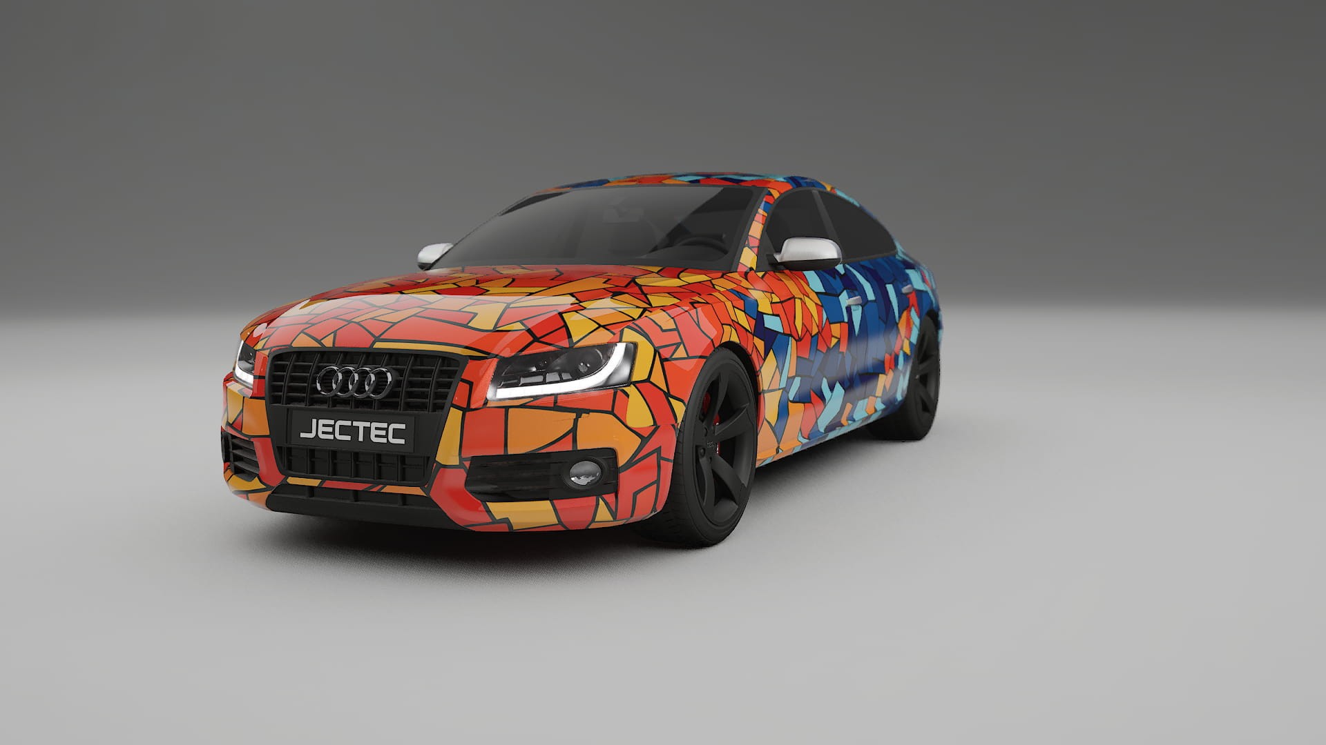 Audi A5 8T Sportback prefacelift pre-LCI BARCELONA – Kit Wrap PPF Personalizat din Folie de Poliuretan Imprimabilă