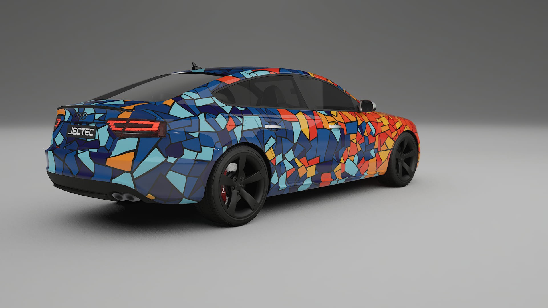 Audi A5 8T Sportback prefacelift pre-LCI BARCELONA – Kit Wrap PPF Personalizat din Folie de Poliuretan Imprimabilă