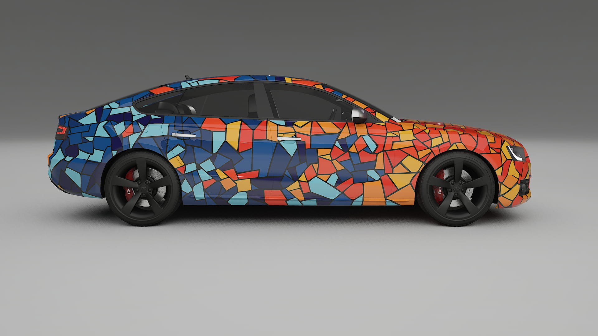 Audi A5 8T Sportback prefacelift pre-LCI BARCELONA – Kit Wrap PPF Personalizat din Folie de Poliuretan Imprimabilă