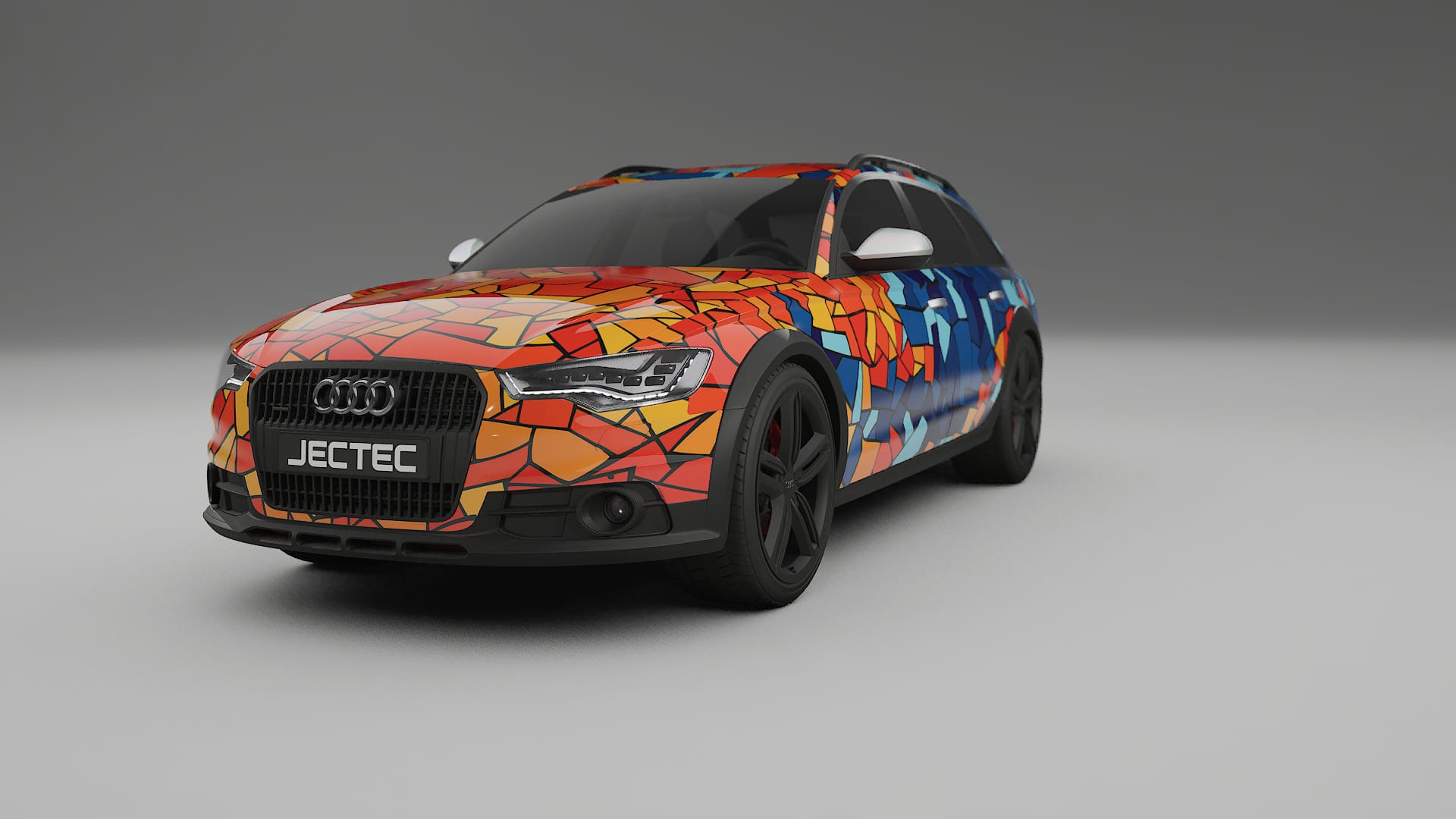 Audi A6 Allroad C7 prefacelift pre-LCI BARCELONA – Kit Wrap PPF Personalizat din Folie de Poliuretan Imprimabilă