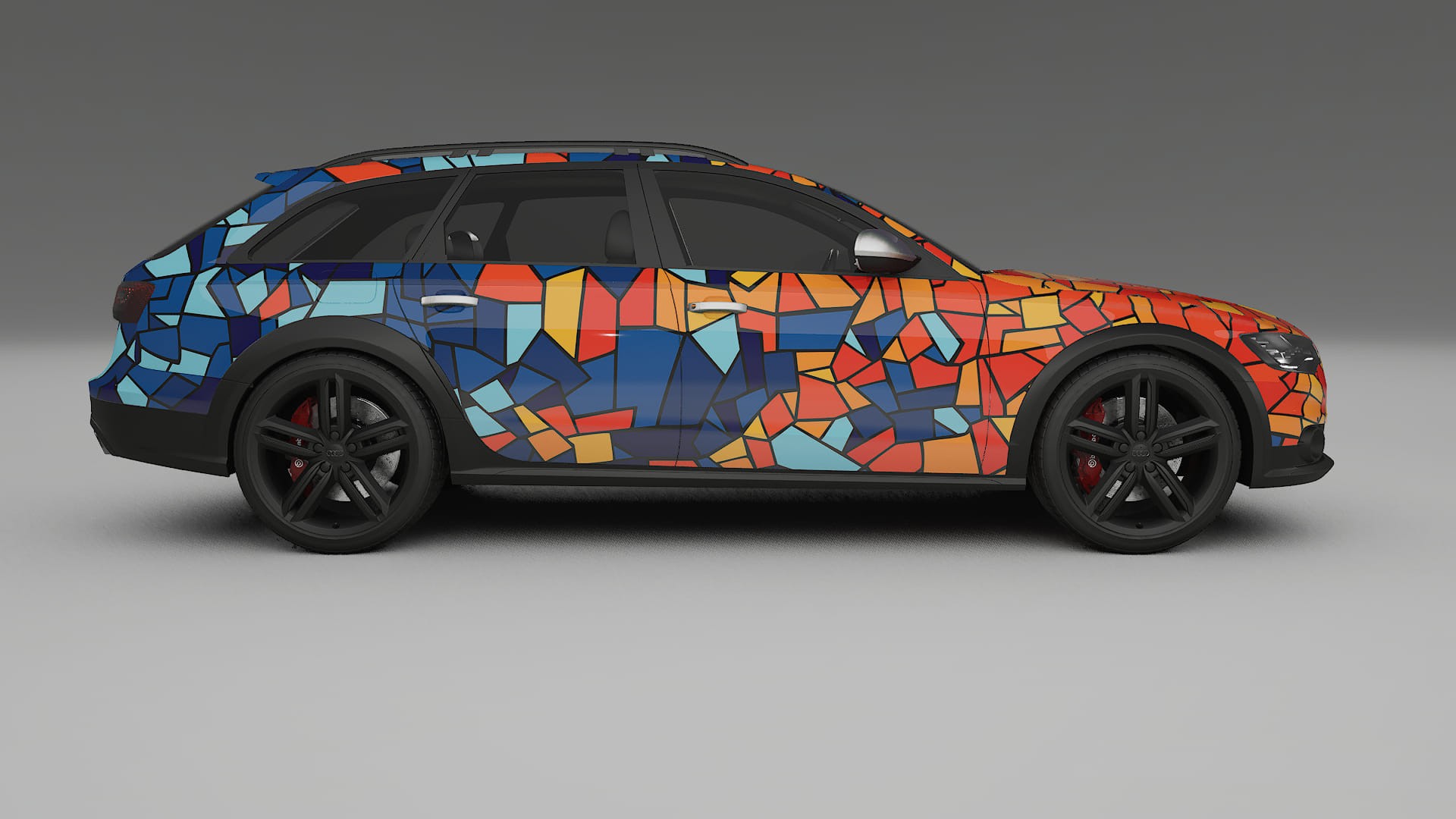 Audi A6 Allroad C7 prefacelift pre-LCI BARCELONA – Kit Wrap PPF Personalizat din Folie de Poliuretan Imprimabilă