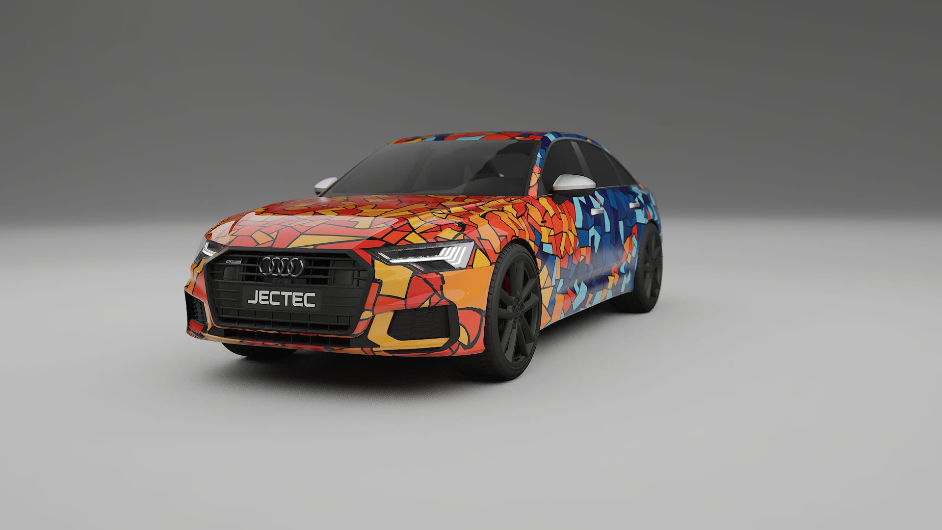 Audi A6 S-Line C8 BARCELONA – Kit Wrap PPF Personalizat din Folie de Poliuretan Imprimabilă