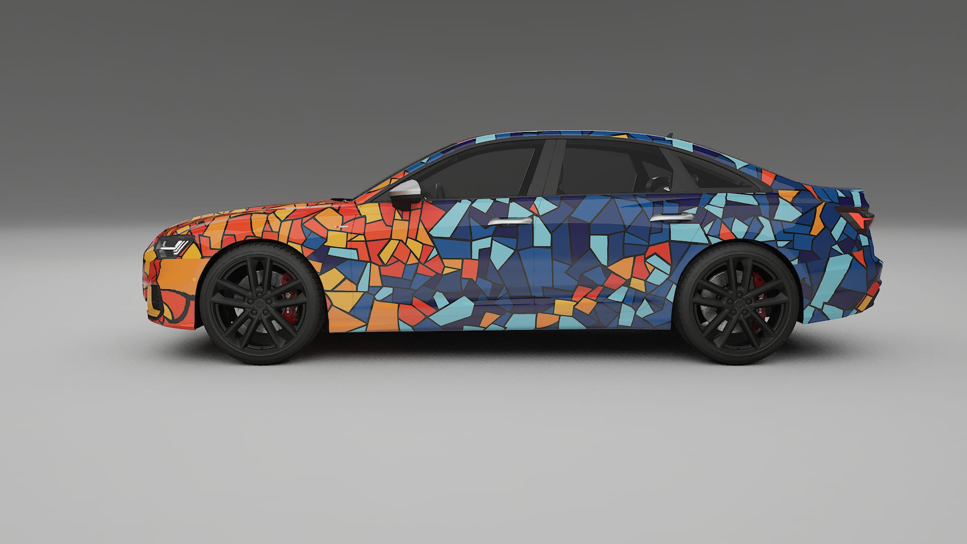 Audi A6 S-Line C8 BARCELONA – Kit Wrap PPF Personalizat din Folie de Poliuretan Imprimabilă