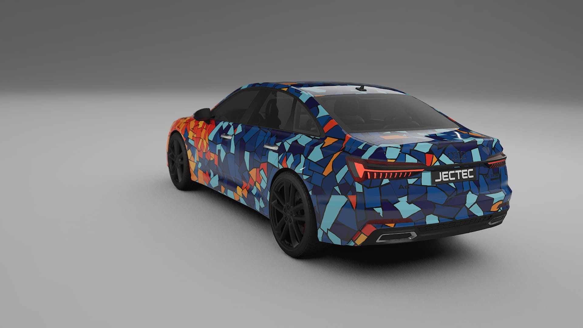Audi A6 S-Line C8 BARCELONA – Kit Wrap PPF Personalizat din Folie de Poliuretan Imprimabilă