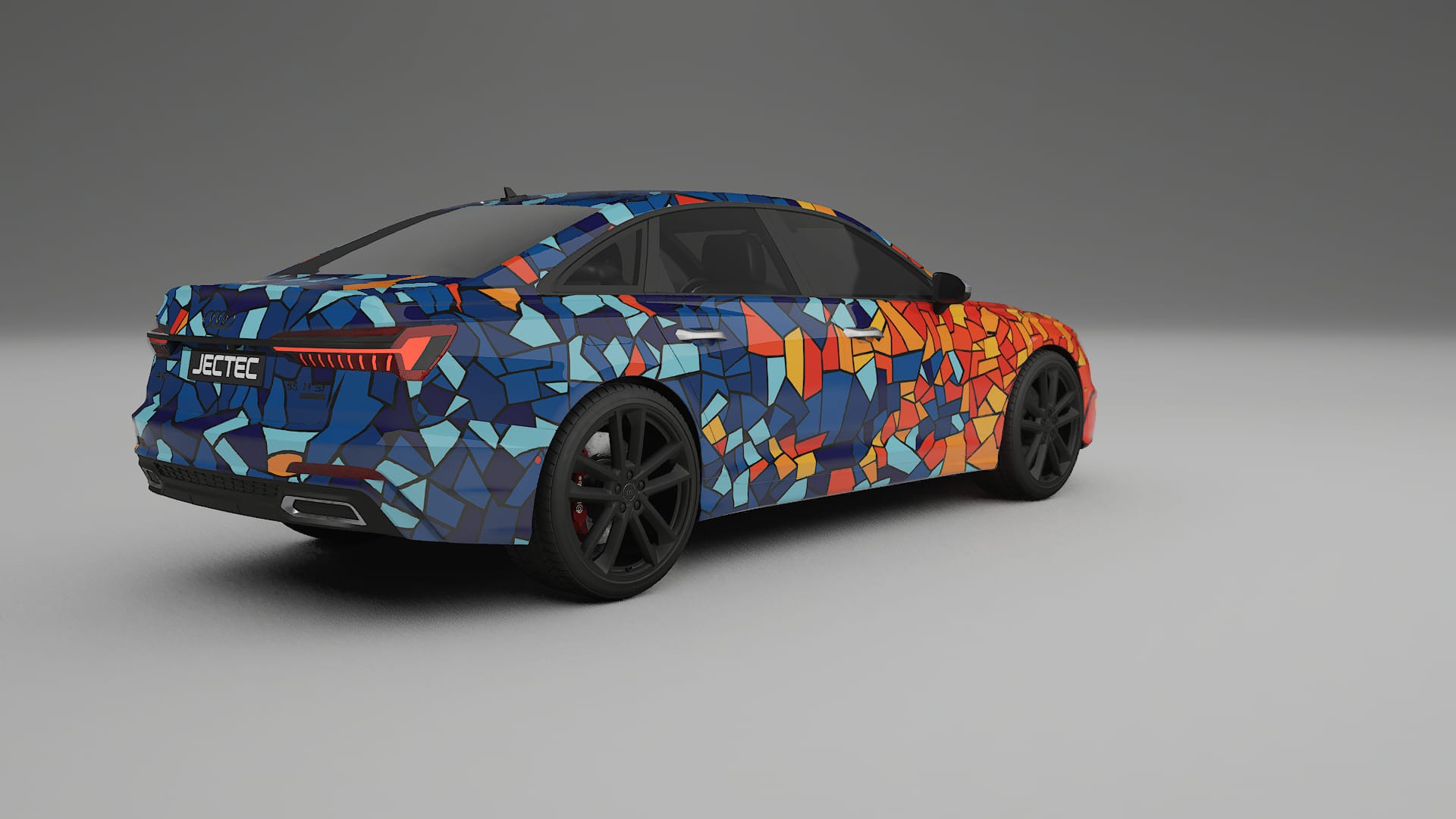 Audi A6 S-Line C8 BARCELONA – Kit Wrap PPF Personalizat din Folie de Poliuretan Imprimabilă