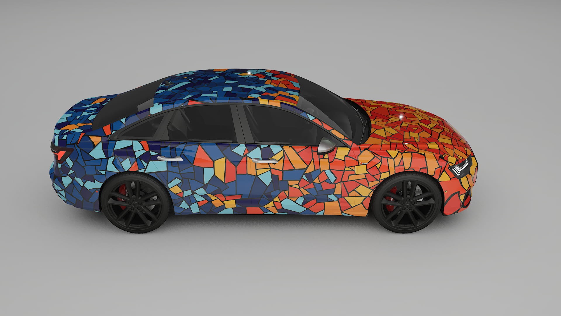 Audi A6 S-Line C8 BARCELONA – Kit Wrap PPF Personalizat din Folie de Poliuretan Imprimabilă