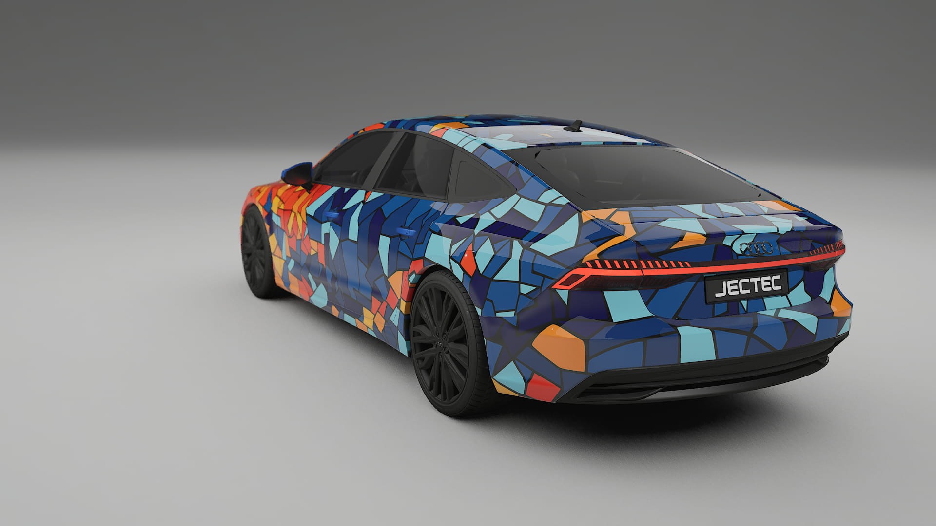 Audi A7 C8 Sportback prefacelift pre-LCI BARCELONA – Kit Wrap PPF Personalizat din Folie de Poliuretan Imprimabilă