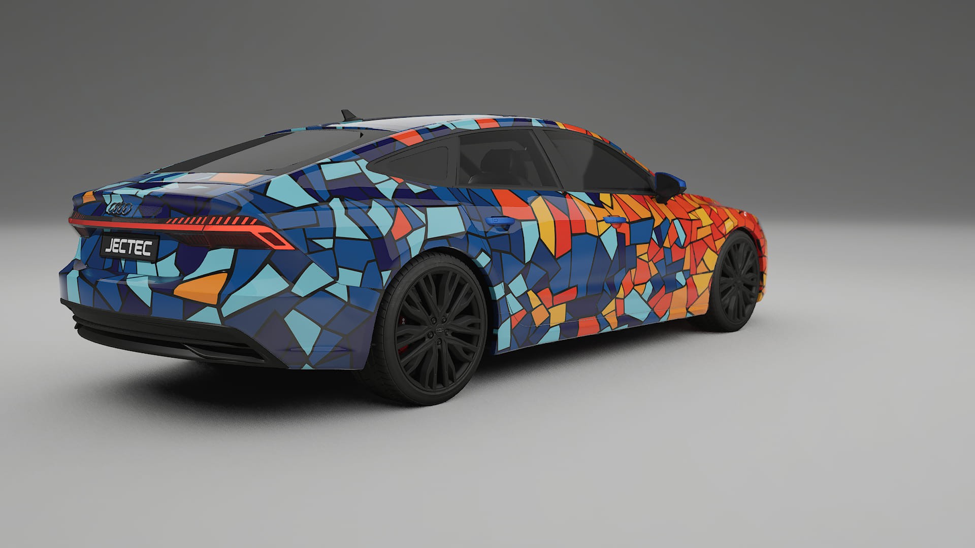 Audi A7 C8 Sportback prefacelift pre-LCI BARCELONA – Kit Wrap PPF Personalizat din Folie de Poliuretan Imprimabilă