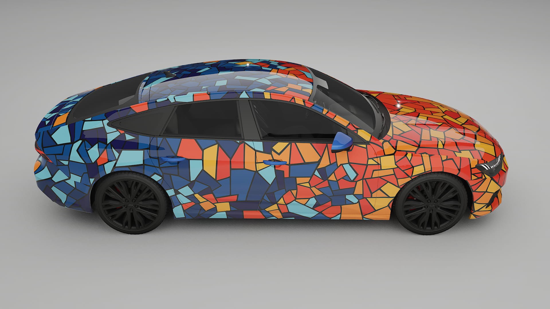 Audi A7 C8 Sportback prefacelift pre-LCI BARCELONA – Kit Wrap PPF Personalizat din Folie de Poliuretan Imprimabilă