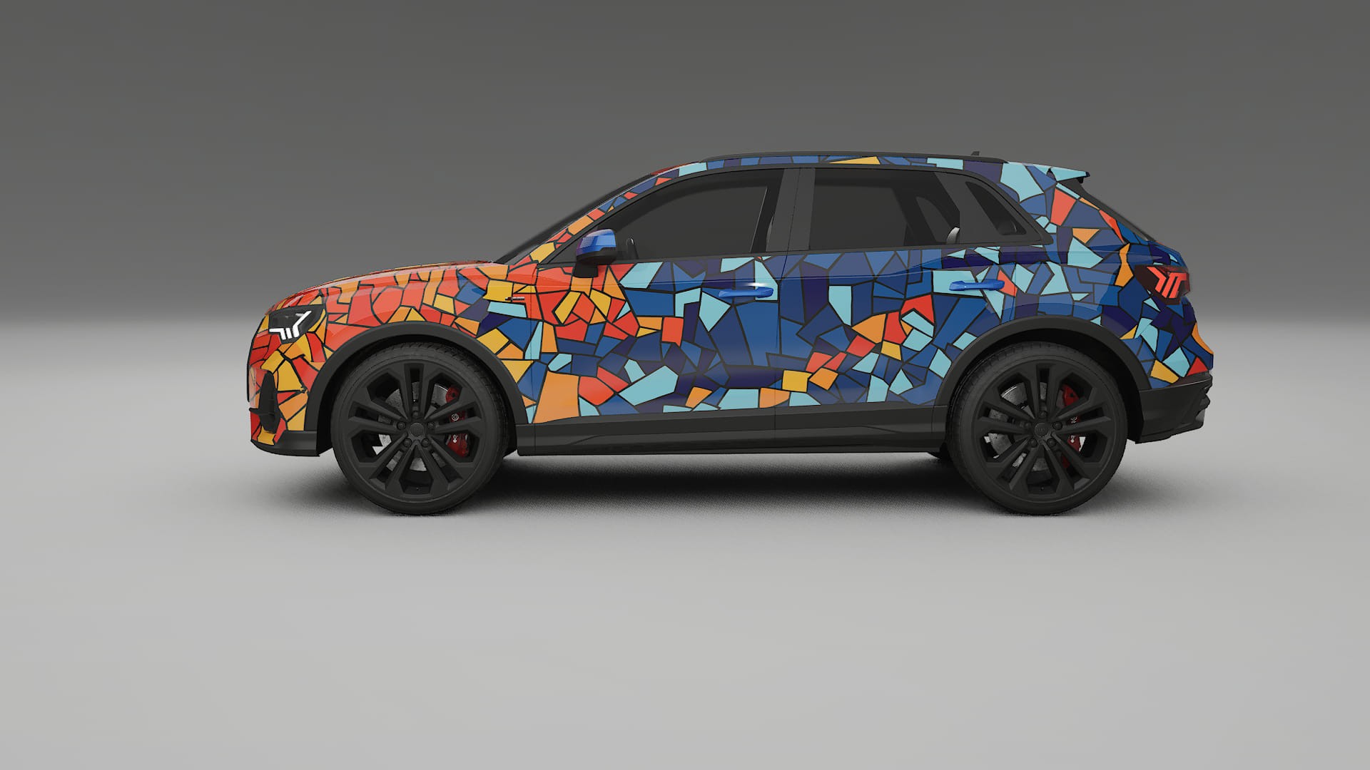 Audi Q3 S-Line F3 BARCELONA – Kit Wrap PPF Personalizat din Folie de Poliuretan Imprimabilă
