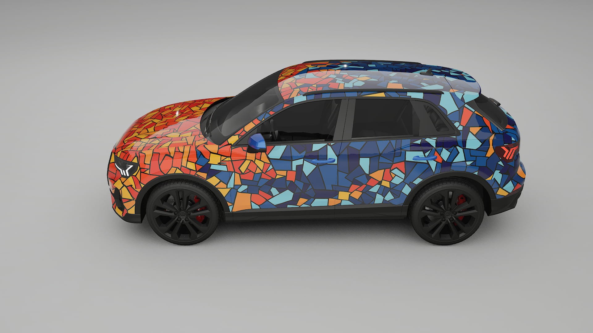 Audi Q3 S-Line F3 BARCELONA – Kit Wrap PPF Personalizat din Folie de Poliuretan Imprimabilă