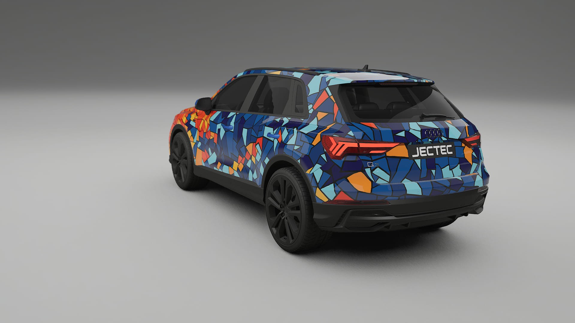 Audi Q3 S-Line F3 BARCELONA – Kit Wrap PPF Personalizat din Folie de Poliuretan Imprimabilă